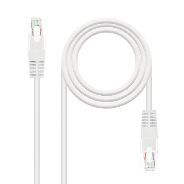 Nanocable Cable de Red RJ45 UTP AWG24 Cat. 5e 3m Blanco 