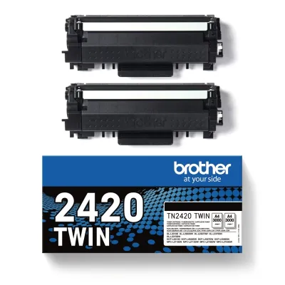 Brother TN2420 TWIN Multipack Ahorro XL Alta Capacidad 2x Negro Brother TN2420 TWIN Multipack Ahorro XL Alta Capacidad 2x Negro