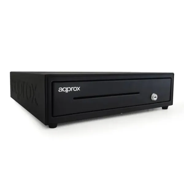 Approx APPCASH01USB Cajón Portamonedas Negro