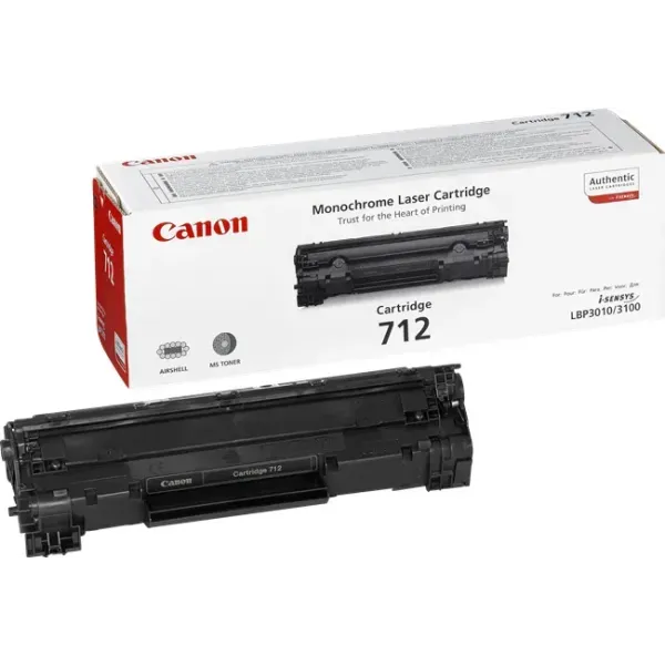 Tóner Original Canon nº712/ Negro