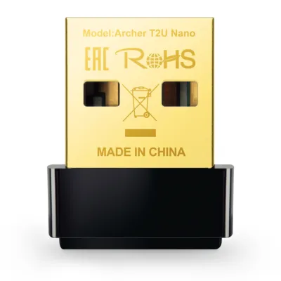 TP-Link Archer T2U Nano Adaptador WiFi USB Inalámbrico Doble TP-Link Archer T2U Nano Adaptador WiFi USB Inalámbrico Doble