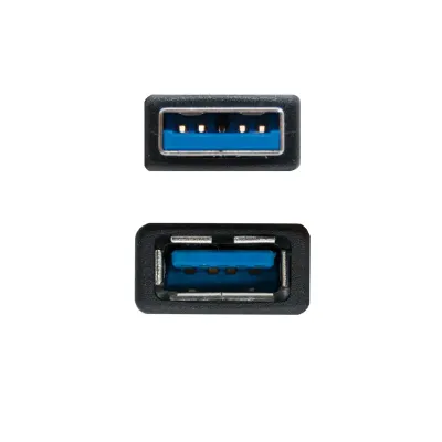 Cable USB 3.0 USB AM/AH Alargador 2m Negro Cable USB 3.0 USB AM/AH Alargador 2m Negro