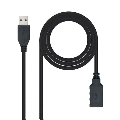 Cable USB 3.0 USB AM/AH Alargador 2m Negro Cable USB 3.0 USB AM/AH Alargador 2m Negro