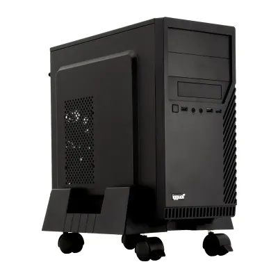 Iggual SOP1 Soporte CPU Ajustable con Ruedas