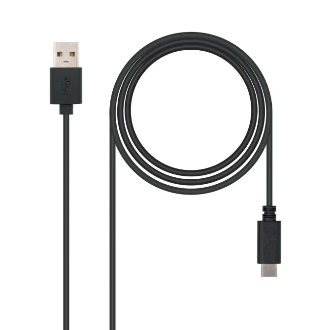 Nanocable Cable USB 2.0 Tipo C a USB Tipo A Macho/Macho 0.5m