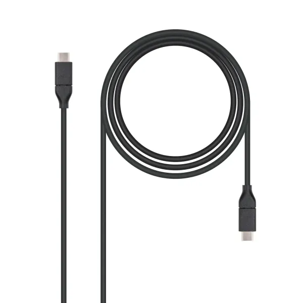 Nanocable Cable USB 3.1 Tipo C a USB Tipo C Macho/Macho 1m Negro