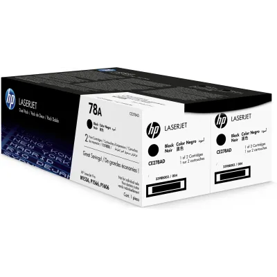 HP 78A Multipack Ahorro Tóner 2x Negro Original | Tóner CE278AD HP 78A Multipack Ahorro Tóner 2x Negro Original | Tóner CE278AD