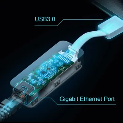 TP-LINK UE300 Adaptador de Red USB 3.0 a Ethernet Gigabit TP-LINK UE300 Adaptador de Red USB 3.0 a Ethernet Gigabit