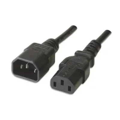 Ewent Cable de Alimentación Alargador C14 a C13 Macho/Hembra Ewent Cable de Alimentación Alargador C14 a C13 Macho/Hembra
