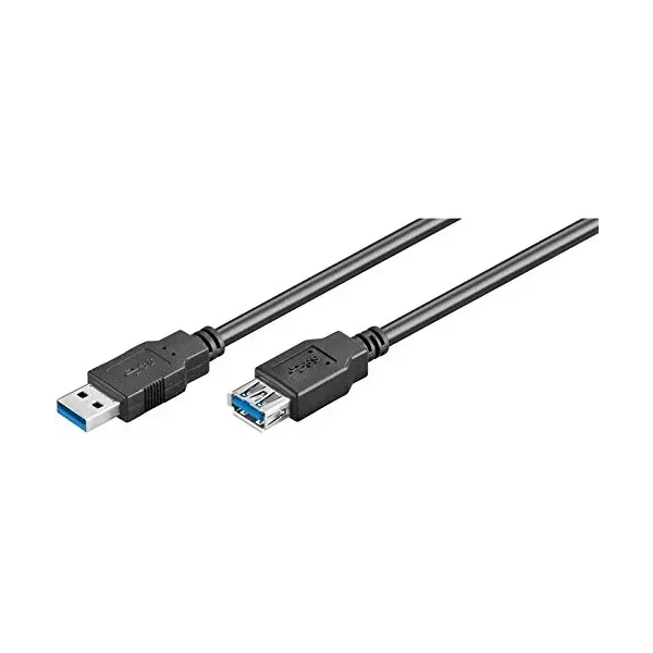 Ewent Cable Alargador USB 3.0 Macho/Hembra 3m Negro