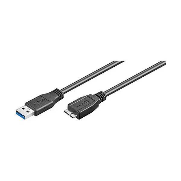 Ewent Cable USB 3.0 a MicroUSB-B Macho/Macho 1.8m Negro