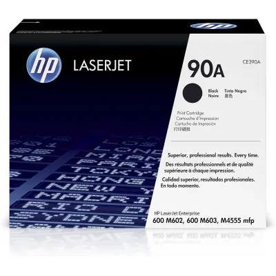 HP 90A Negro Original | Tóner CE390A