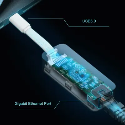 Adaptador USB Tipo-C - RJ45 Gigabit Ethernet TP-Link UE300C/ Adaptador USB Tipo-C - RJ45 Gigabit Ethernet TP-Link UE300C/