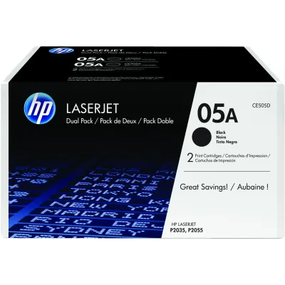 HP 05A Multipack Ahorro Tóner 2x Negro Original | Tóner CE505D