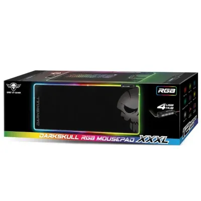 Spirit of gamer alfombrilla darkskull rgb+hub xxxl Spirit of gamer alfombrilla darkskull rgb+hub xxxl
