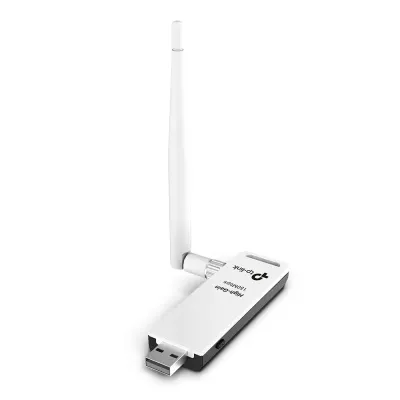 TP-Link TL-WN722N V4 Adaptador WiFi USB 150 Mbps Antena de Alta