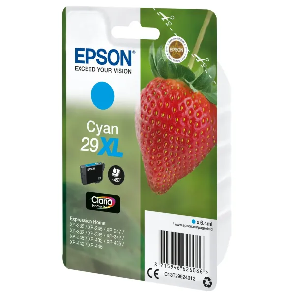 Epson cartucho t2992xl cyan
