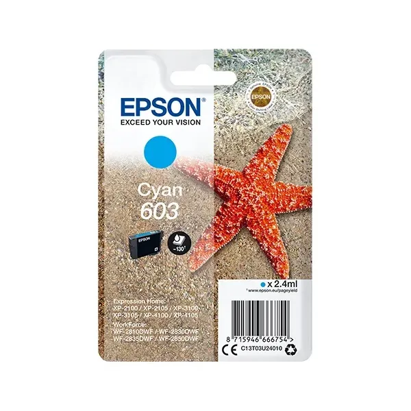 Epson cartucho 603 cyan