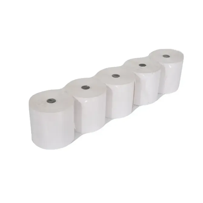 Iggual Pack 5 Rollos de Papel Térmico sin BPA 80x80mm
