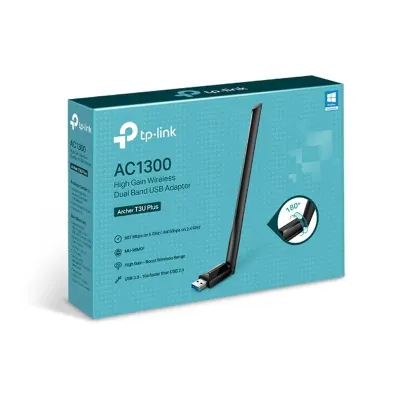 TP-Link Archer T3U Plus Adaptador USB Inalámbrico Banda Dual TP-Link Archer T3U Plus Adaptador USB Inalámbrico Banda Dual