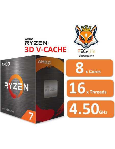 AMD Ryzen 7 5800X3D 8x Cores a 3.40Ghz/4.50Ghz 96MB Socket AM4 | Te...
