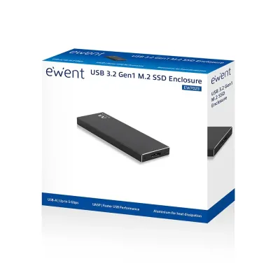 Ewent EW7023 Caja externa SSD M.2 USB 3.1 Aluminio Ewent EW7023 Caja externa SSD M.2 USB 3.1 Aluminio