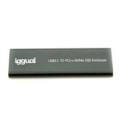 Iggual caja externa USB-c 3.1 ssd m.2 nvme y sata Iggual caja externa USB-c 3.1 ssd m.2 nvme y sata