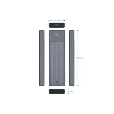 Ewent carcasa m2 nvme pcie ssd/USB-c 3,2