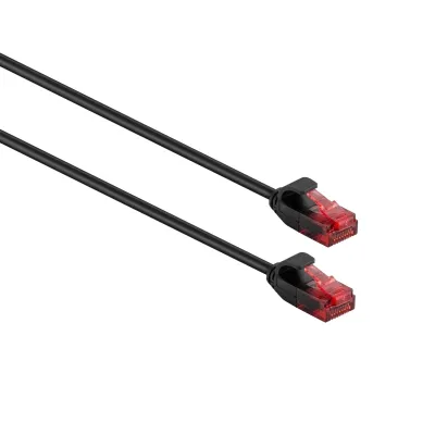 Ewent Cable de Red Slim U/UTP Cat 6 25cm Negro Ewent Cable de Red Slim U/UTP Cat 6 25cm Negro