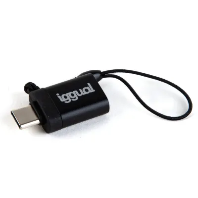 Iggual adaptador usb otg tipo c a usb-a 3.1 negro Iggual adaptador usb otg tipo c a usb-a 3.1 negro