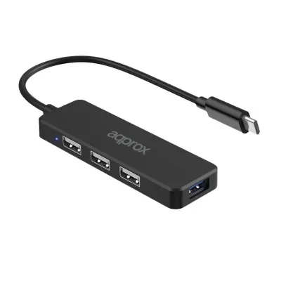 Approx hub usb tipo-c 3usb 2.0 + 1puerto usb 3.0 Approx hub usb tipo-c 3usb 2.0 + 1puerto usb 3.0