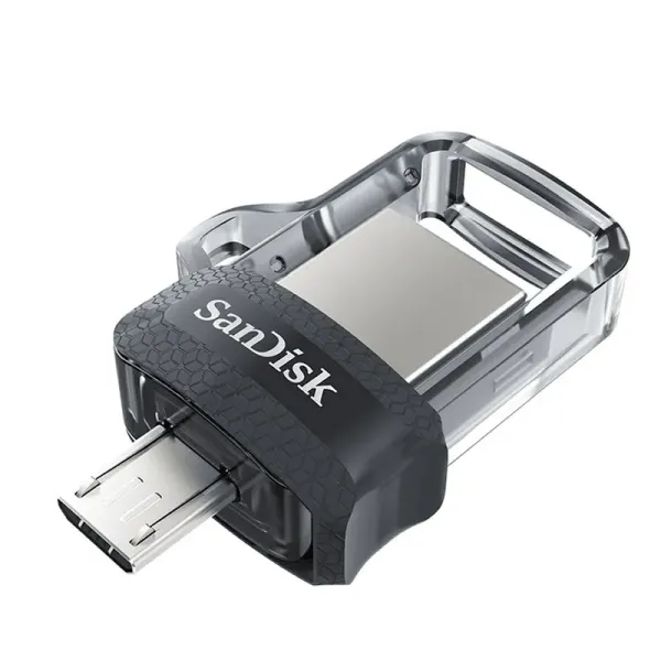 SanDisk Ultra Dual m3.0 256GB USB 3.0 Gris/Plata