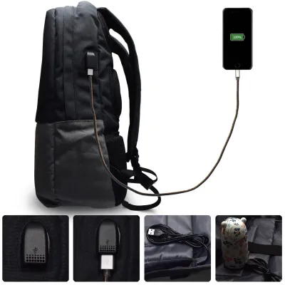 Ewent EW2529 Mochila para Portátil hasta 17.3" + Puerto USB