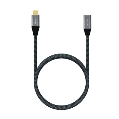 Aisens Cable Alargador USB-C 3.2 Macho/Hembra 1m Gris