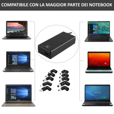 Ewent Cargador Universal Automático 65W para Portátil