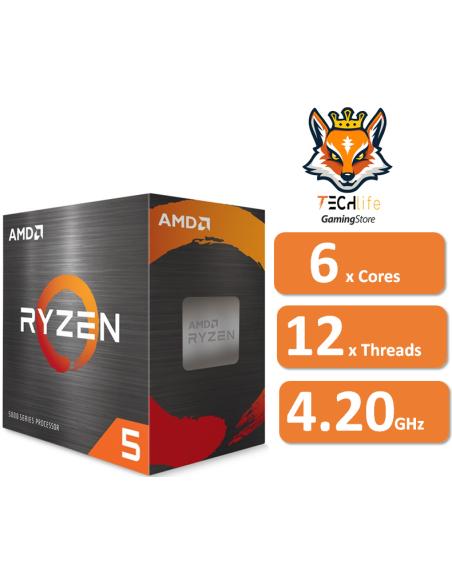 AMD Ryzen 5 5500 8x Cores a 3.60Ghz/4.20Ghz 16MB Socket AM4 | TechL...