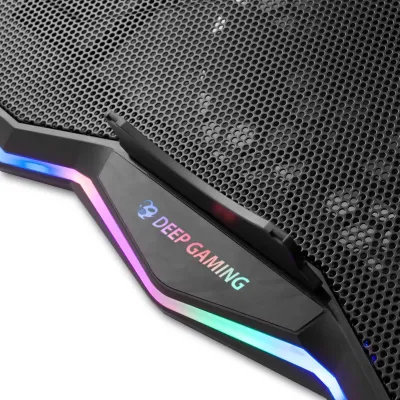 Deep Gaming RBW-17 Base Refrigeradora RGB para Portátiles hasta