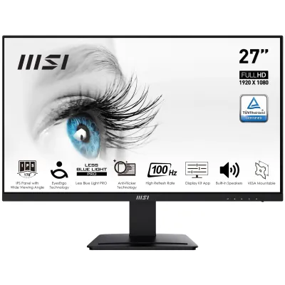 MSI Pro MP273A 27" LED IPS FullHD 100Hz FreeSync MSI Pro MP273A 27" LED IPS FullHD 100Hz FreeSync