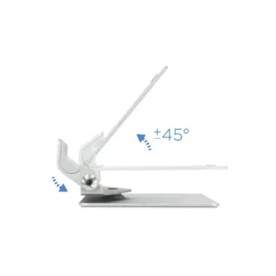 TooQ PH0002-S Soporte de Sobremesa plata para Smartphone/Tablet