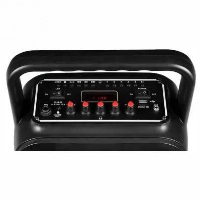Fonestar BOX-35LED Altavoz Bluetooth con Karaoke 35W Negro