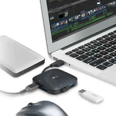 TP-Link Hub Portátil de 4 Puertos USB 3.0