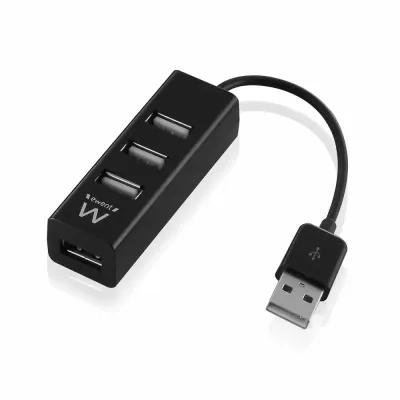 Ewent Mini-Hub 4 Puertos USB 2.0