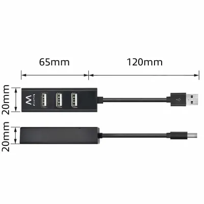Ewent Mini-Hub 4 Puertos USB 2.0