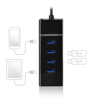 Ewent e1137 hub usb tipo c 4 pueros usb 3.1 Ewent e1137 hub usb tipo c 4 pueros usb 3.1