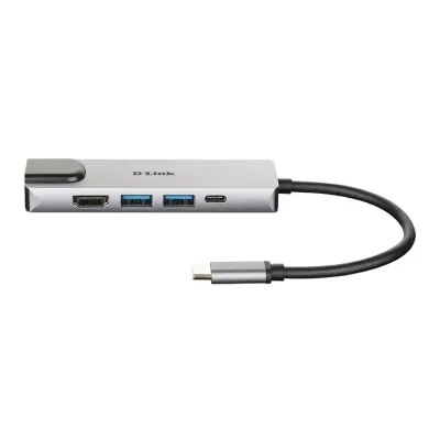 D-Link DUB-M520 Hub 5 en 1 HDMI 4K/RJ45/USB 3.0/USB-C D-Link DUB-M520 Hub 5 en 1 HDMI 4K/RJ45/USB 3.0/USB-C
