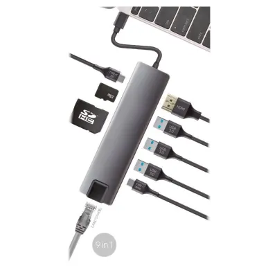 Coolbox Hub USB-C MiniDOCK 9 Puertos Coolbox Hub USB-C MiniDOCK 9 Puertos