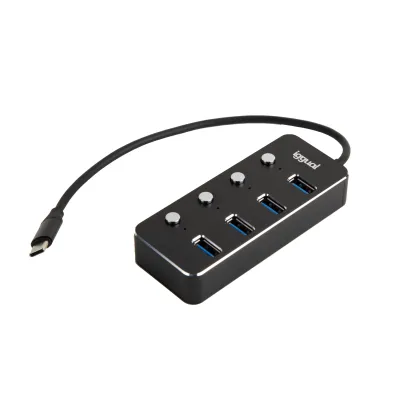 Iggual hub tipo c x 4 puertos usb 3.1 4buttons Iggual hub tipo c x 4 puertos usb 3.1 4buttons