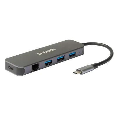 D-Link DUB-2334 Adaptador USB-C/USB a Gigabit Ethernet con 3