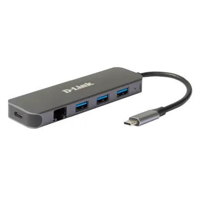 D-Link DUB-2334 Adaptador USB-C/USB a Gigabit Ethernet con 3