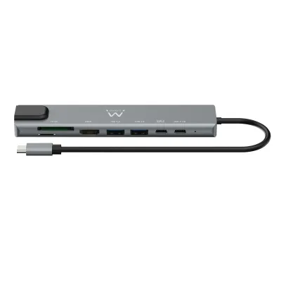 Ewent docking multipuerto usb-c, 8 en 1, hdmi 4k Ewent docking multipuerto usb-c, 8 en 1, hdmi 4k